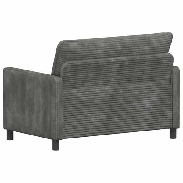 Maison Exclusive - Vaaleanharmaa sohva 126 x 81 x 87,5 cm Polyesteri