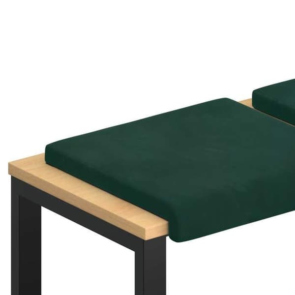 Maison Exclusive - 4 kpl penkkityyny Syvä vihreä 35 cm