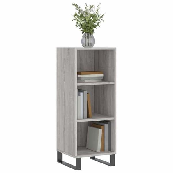 Maison Exclusive - Buffé Sonoma Grå 34,5x32,5x90 cm Ingenjörsträ