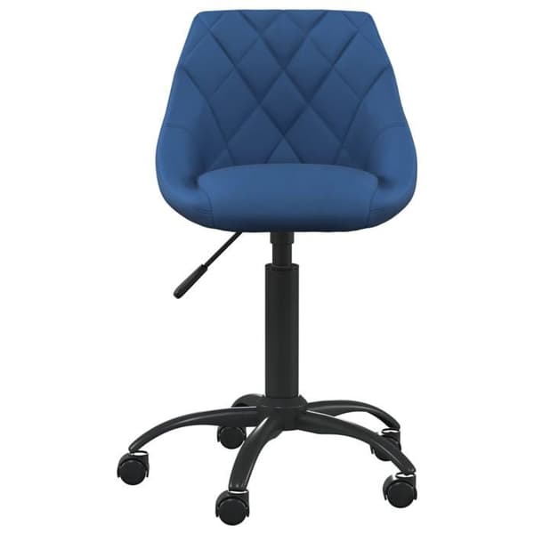 Maison Exclusive - Blå Velour Kontorstol