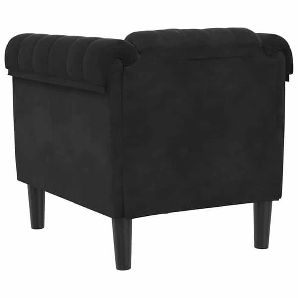 Maison Exclusive - Musta samettituoli