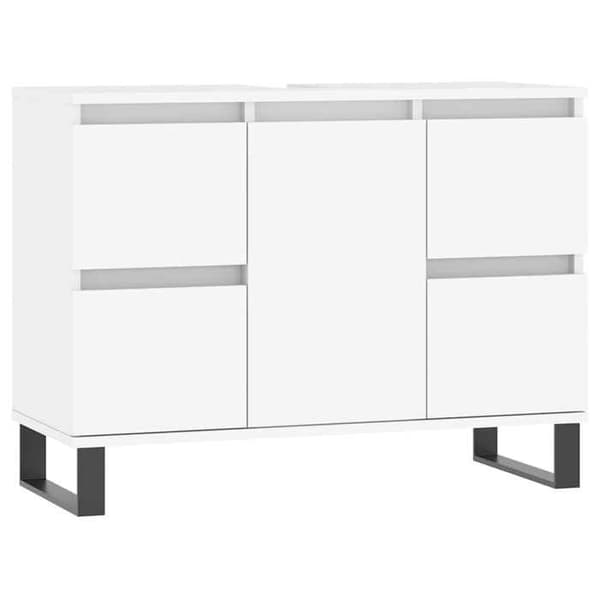 Maison Exclusive - Badrumsskåp vit 80x33x60 cm ingenjörsträ Vit