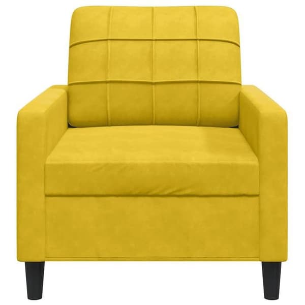 Maison Exclusive - Gul Fåtölj 60 cm Sammet