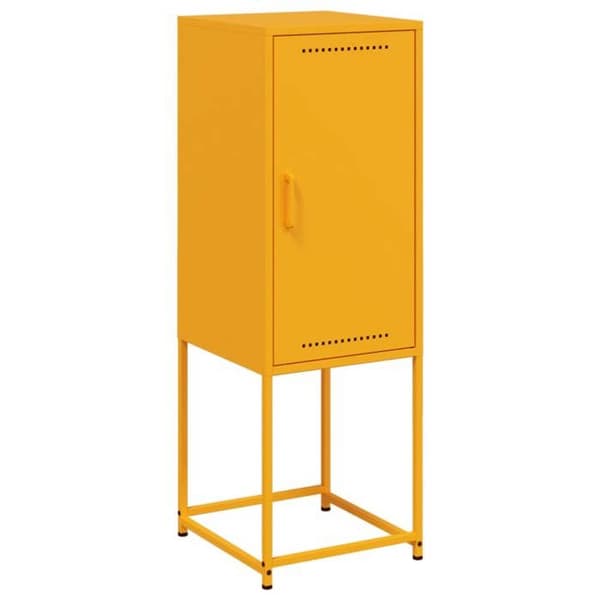 Maison Exclusive - Buffé i senapsgul 36x39x107 cm stål