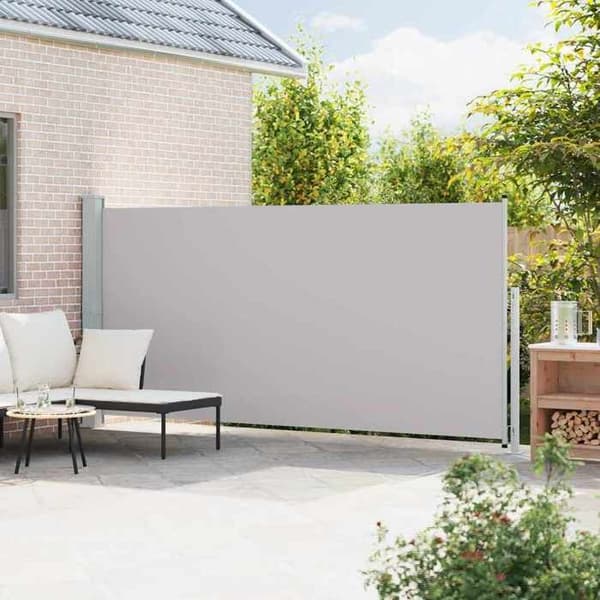 Maison Exclusive - Retractable sidotak för uteplats 180x514 cm Grå