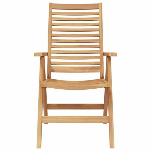 Trädgårdsstol - EXKLUSIV HEM - Konvertibel - Brun - Massiv teak - Fällbar brun