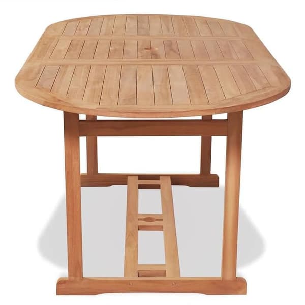 Maison Exclusive - Havebord 180x90x75 cm Solid teaktræ