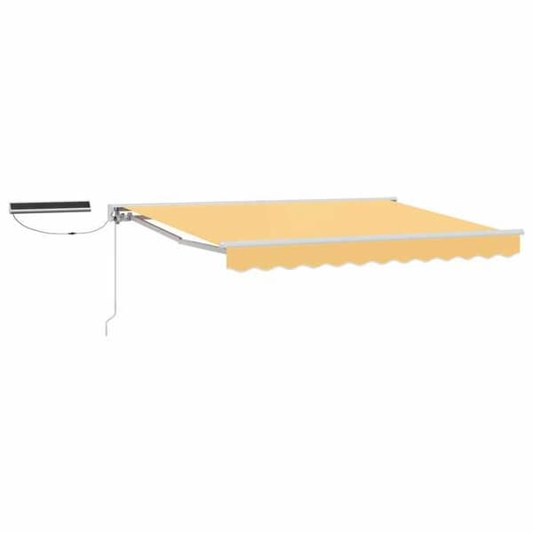 Maison Exclusive - Elektrisk utdragbar markis Sand 4 × 3 m