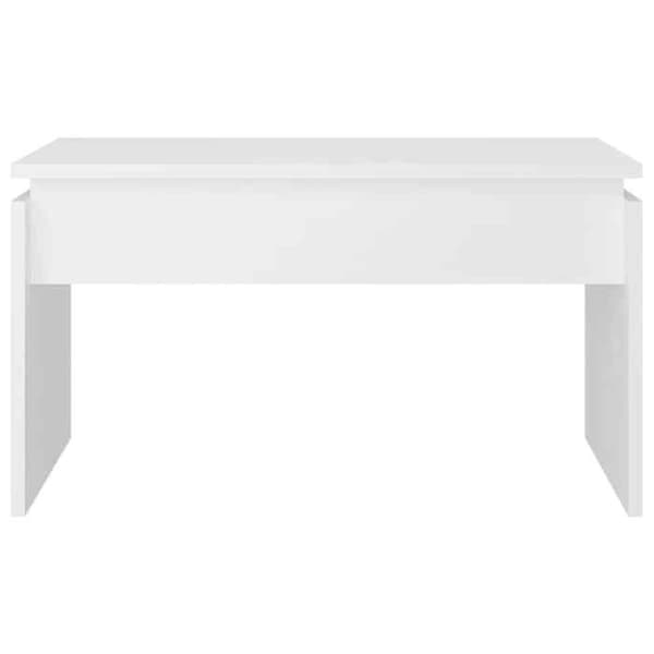Maison Exclusive - Hvid sofabord 68x50x38 cm ingeniørtræ