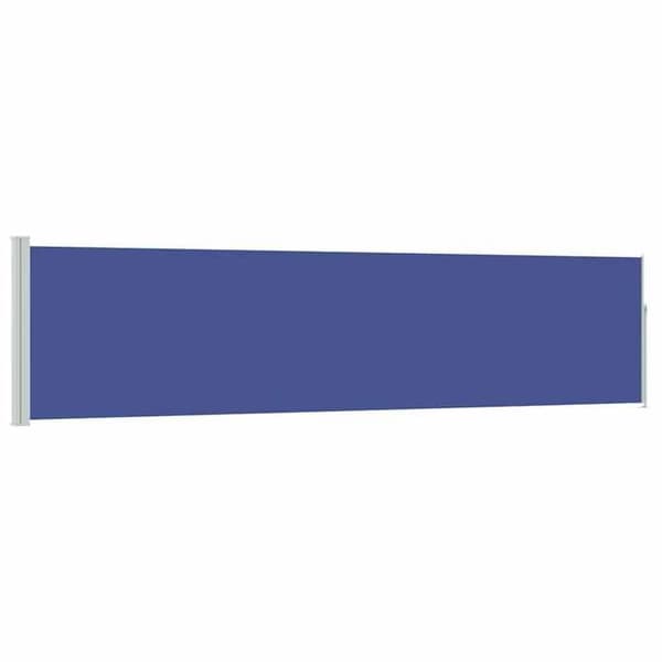 Sidebutik - EKSKLUSIV HUS - 117 x 514 cm - Blå - UV-bestandig polyester - Stål kassette Blå