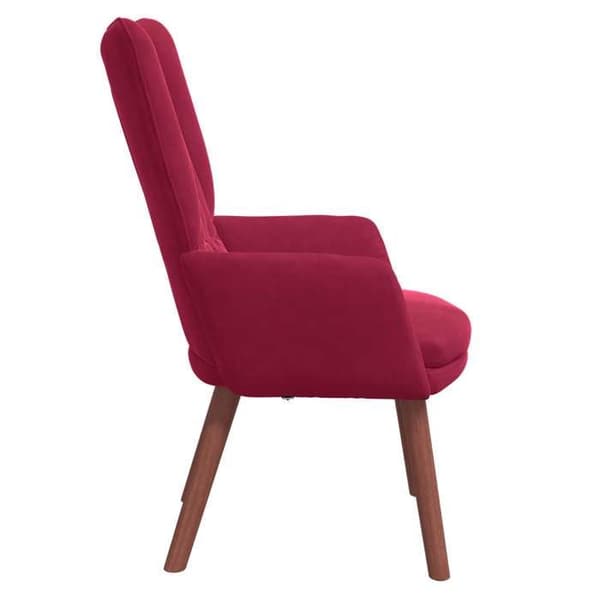 Maison Exclusive - Bordeaux nojatuoli 63 x 67 x 94 cm sametti
