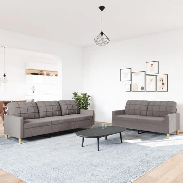 Maison Exclusive - 2 kpl taupe kangassohvasetti
