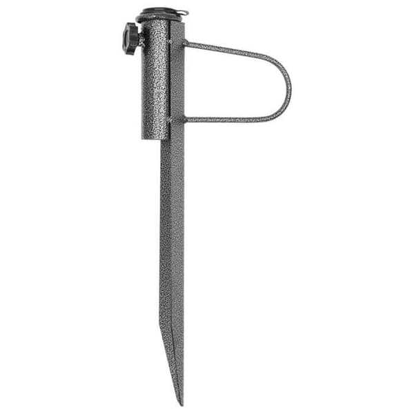 Maison Exclusive - Parasolstöd med pinnar 2 st 19x42 cm galvaniserat stål