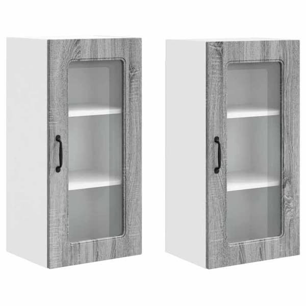 Maison Exclusive - Diskmaskinpanel Kalmar 2 st Grå Sonoma Gris Sonoma