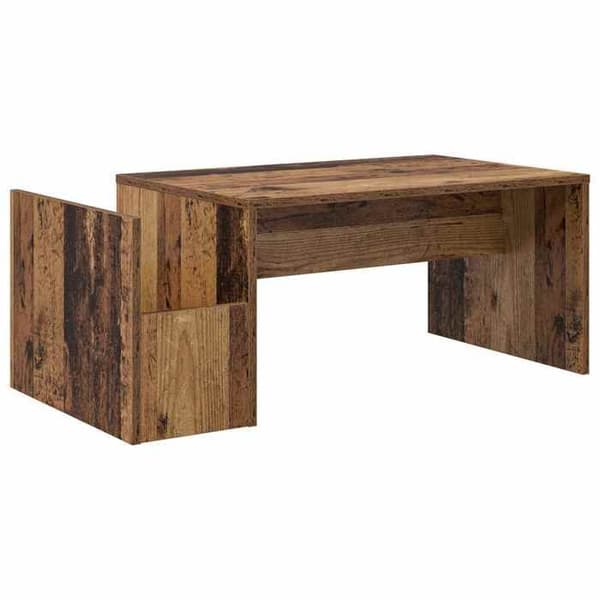 Bord - EKSKLUSIV HUS - Ingeniørtræ - 90 x 45 x 35 cm - Rektangulær - Brun