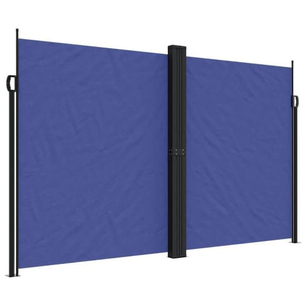 Maison Exclusive - Fällbart sidotak blått 200x1200 cm