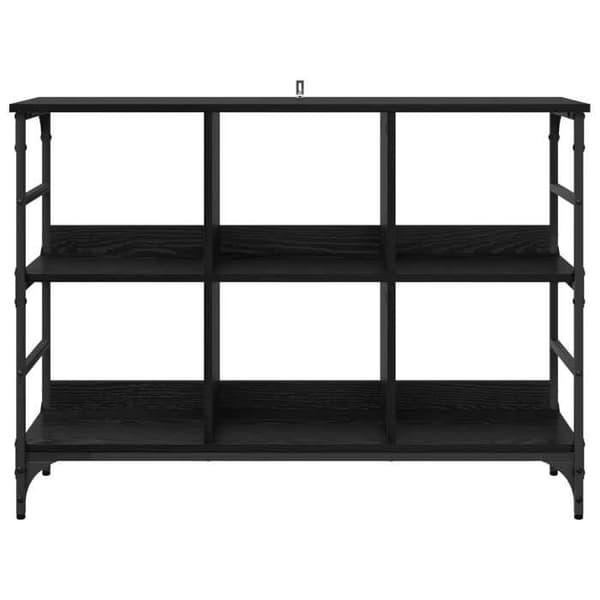 Maison Exclusive - Buffet Sort egetræ 102 x 32 x 73,5 cm svart ek