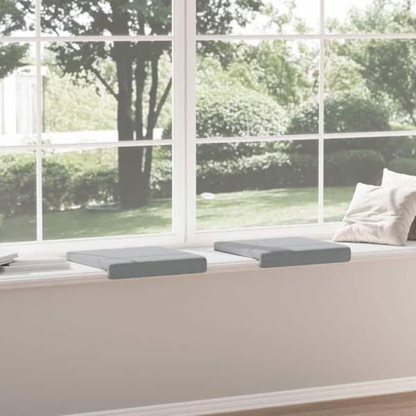 Maison Exclusive - Penkkityyny 2 kpl Vaalea harmaa Korkeus 35 cm