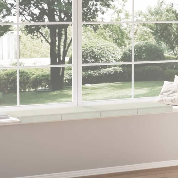 Maison Exclusive - Bänkdyna 4 st Sammet Kräm Djup 35 cm