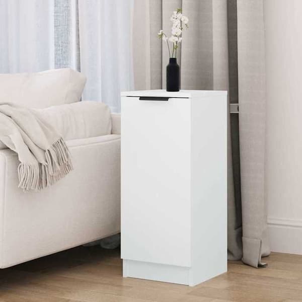 Maison Exclusive - Hvid Buffet 30x30x70 cm Ingeniørtræ Vit