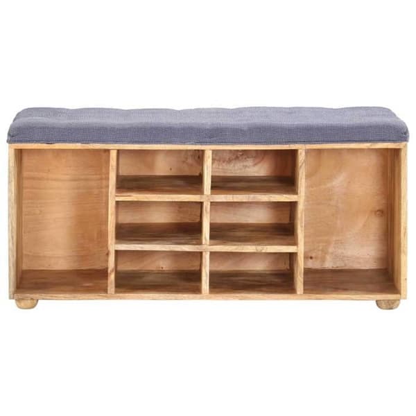Maison Exclusive - Entréebänk 100x35x47 cm i solid mangoträ brun