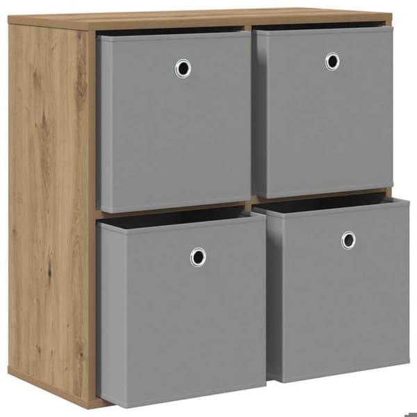 Maison Exclusive - Buffet i håndlavet eg 68,5 x 32 x 67 cm