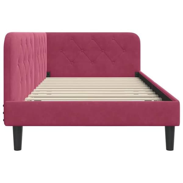 Maison Exclusive - Bordeauxn kulmasänky 100 x 200 cm Sametti