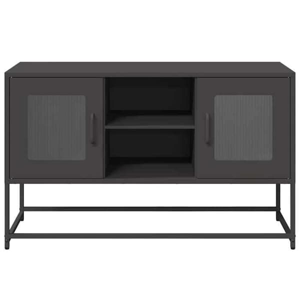 Maison Exclusive - Sort TV-møbel 100,5x39x60,5 cm stål
