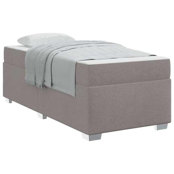 Maison Exclusive - Sängram Taupe 80 x 200 cm tyg Mol