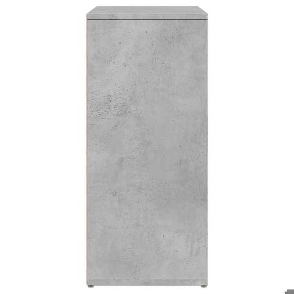 Maison Exclusive - Betonggrå buffé 60x31x70 cm ingenjörsträ