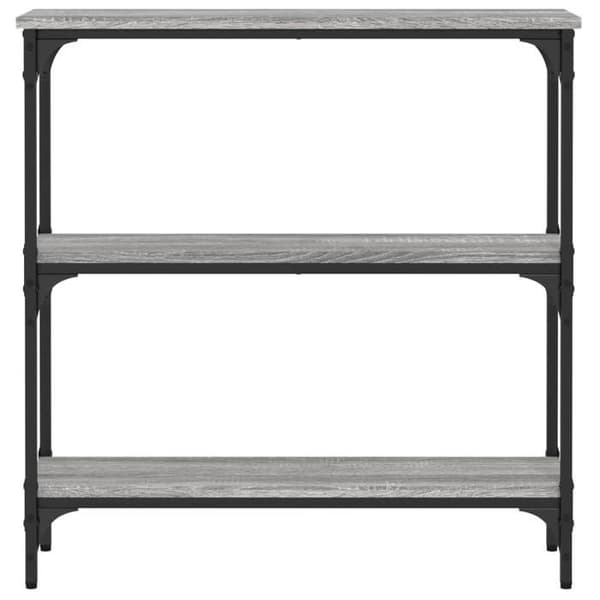 Maison Exclusive - Consolebord sonoma grå 75x22,5x75 cm ingeniørtræ