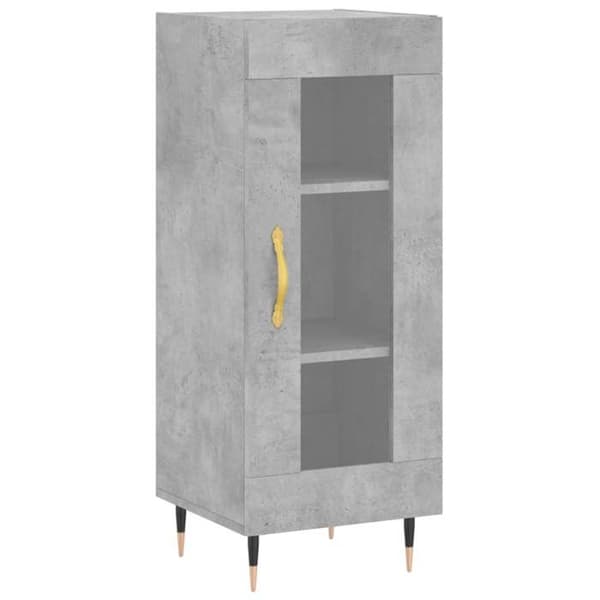 Maison Exclusive - Buffé Grå betong 34,5x34x90 cm Ingenjörsträ