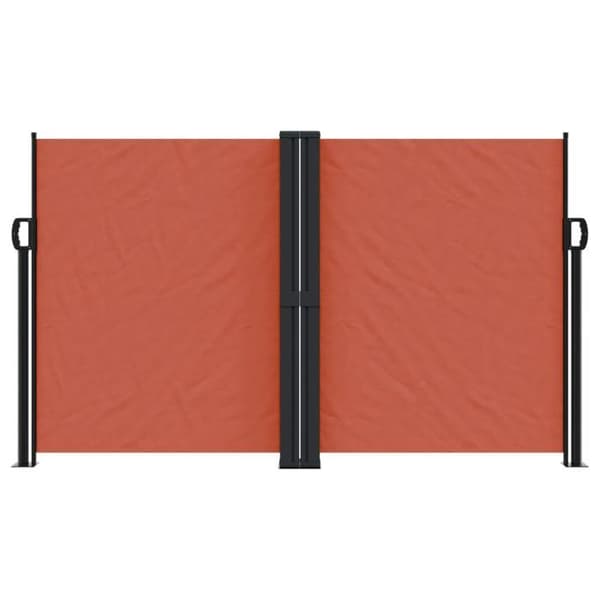 Maison Exclusive - Fällbart sidotak terrakotta 140x600 cm