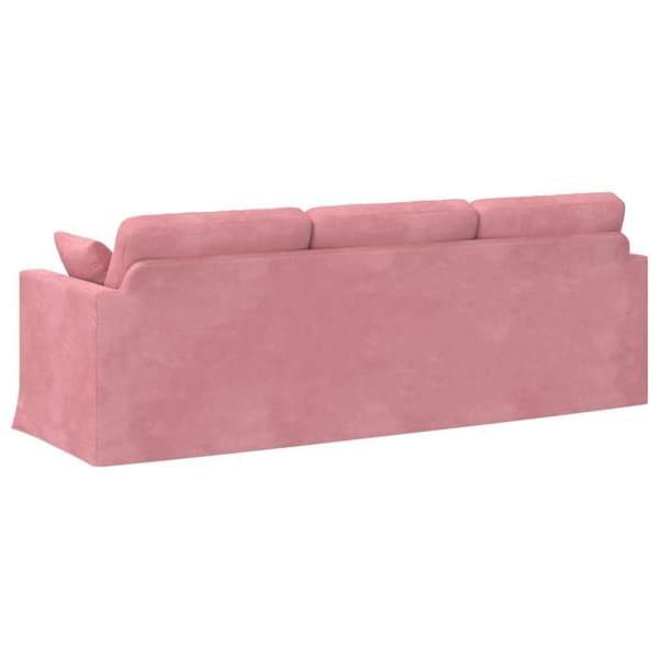 Maison Exclusive - Soffa Rosa 228 x 78 x 80 cm Sammet