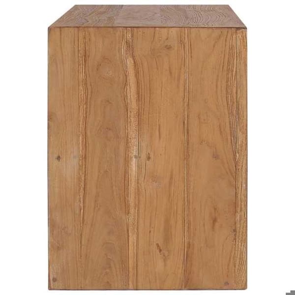 Maison Exclusive - TV-möbel 90x30x40 cm av solid teakträ Naturlig träfärg