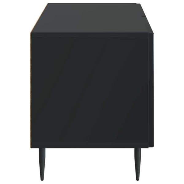 Maison Exclusive - TV Møbel Sort Ingeniørtræ Svart