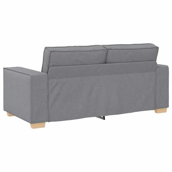 Maison Exclusive - Soffa 2 platser Ljusgrå 180x78x84 cm Tyg Ljusgrått