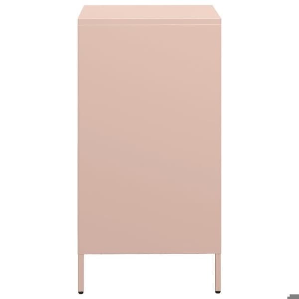 Maison Exclusive - Buffet rosa 35x39x73,5 cm koldvalset stål