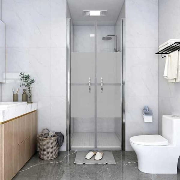 Duschdörr - Exklusivt Hem - Halvmatta - Aluminiumram - Justerbar bredd 68-71 cm