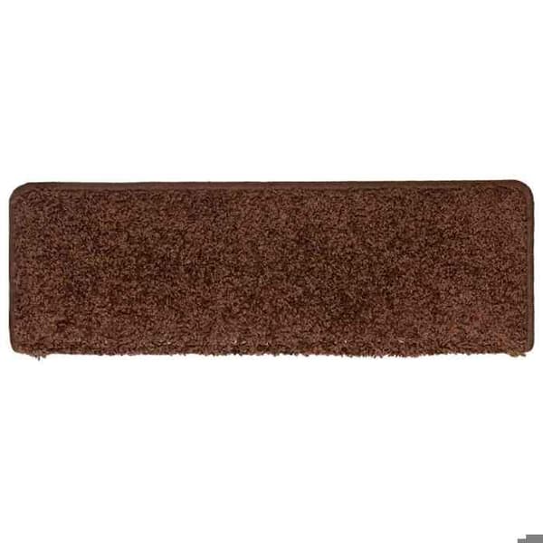 Maison Exclusive - Trappmatta 30 delar 65 x 21 x 4 cm Brun Rektangulär kant