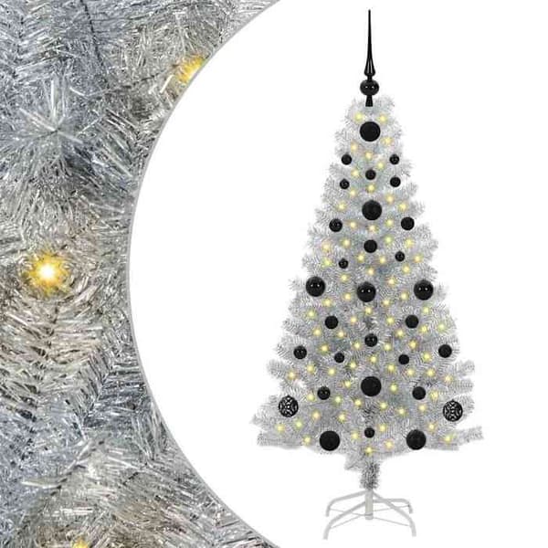 Maison Exclusive - Sølv Juletræ 120 cm PET Pengar
