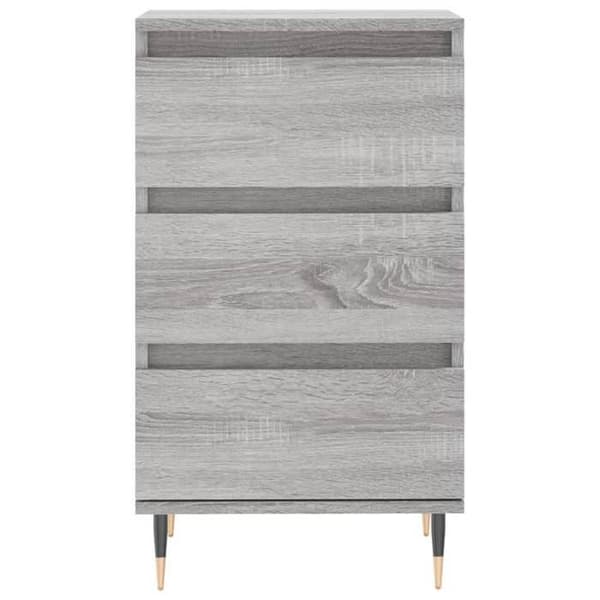 Maison Exclusive - Buffet sonoma grå 40x35x70 cm ingeniørtræ