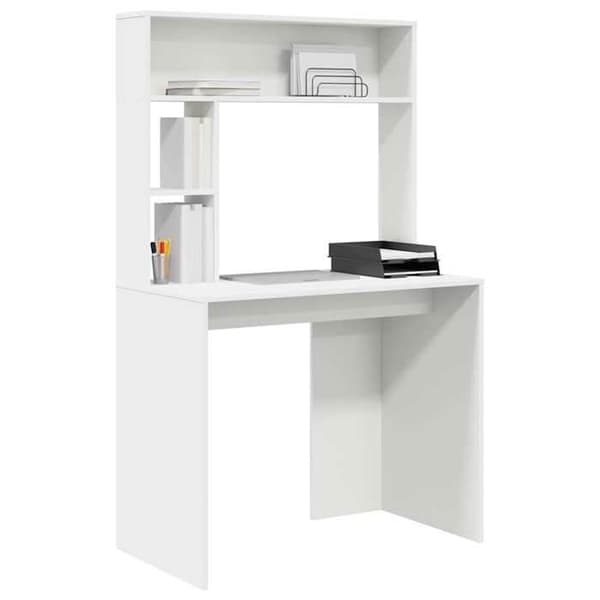 Maison Exclusive - Kontor Vit 91 x 50 x 149 cm Ingenjörsträ Vit