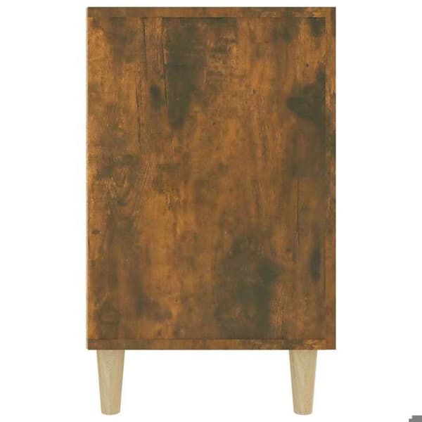 Maison Exclusive - Buffé ek rökig 100x36x60 cm ingenjörsträ