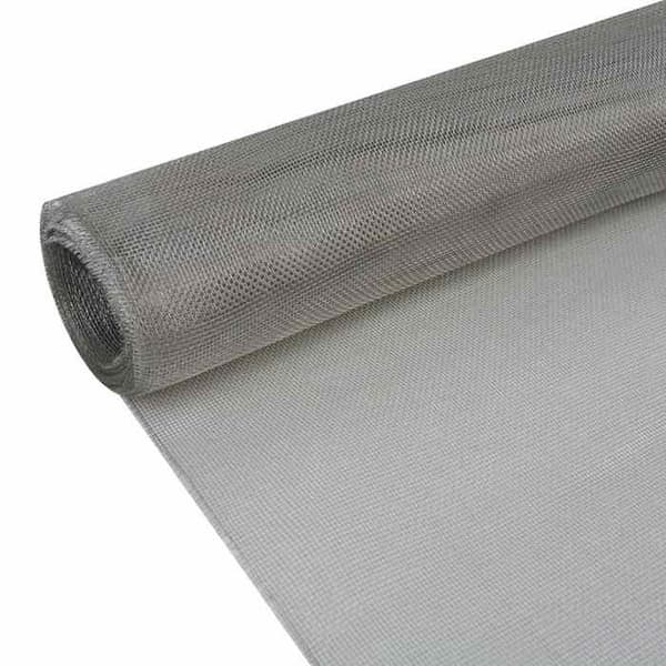 Maison Exclusive - Hegn i tråd 100 x 1000 cm Rustfrit stål 304 Sølv Silver