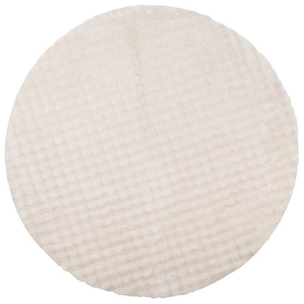 Maison Exclusive - Pyöreä pinta matto SIROLO Beige Ø 160 CM Polyester