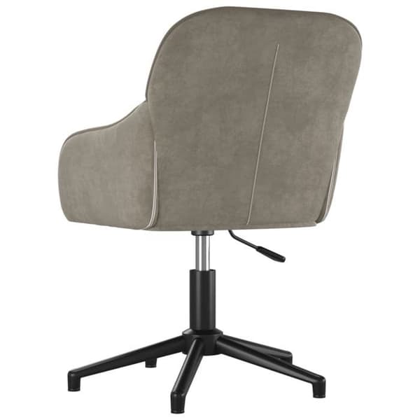 Maison Exclusive - Spisestole med drejefunktion sæt af 2 Lys grå Velour