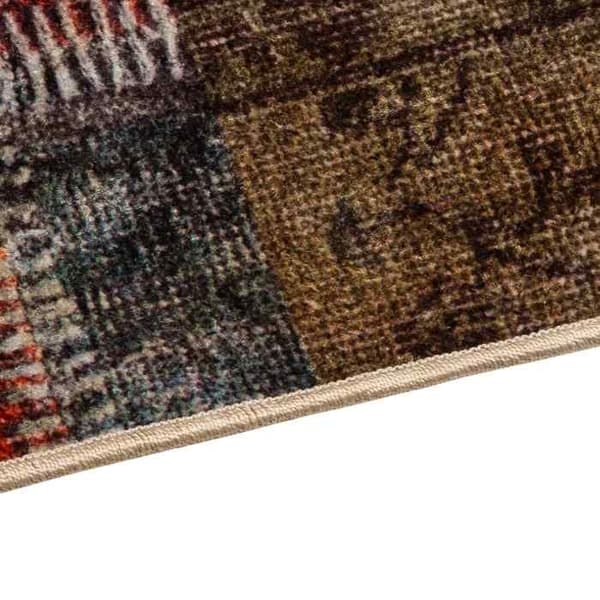 Maison Exclusive - MARSA Monivärinen Matto 80 x 200 cm Polyesteri ja PVC
