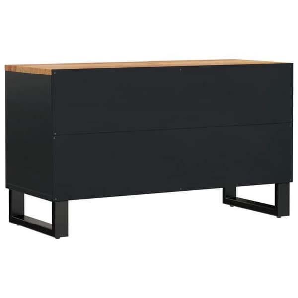 Maison Exclusive - TV-möbel 80x33x46 cm av solid akaciaträ och ingenjörsträ