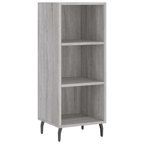 Maison Exclusive - Buffé Sonoma Grå 34,5x32,5x90 cm Ingenjörsträ
